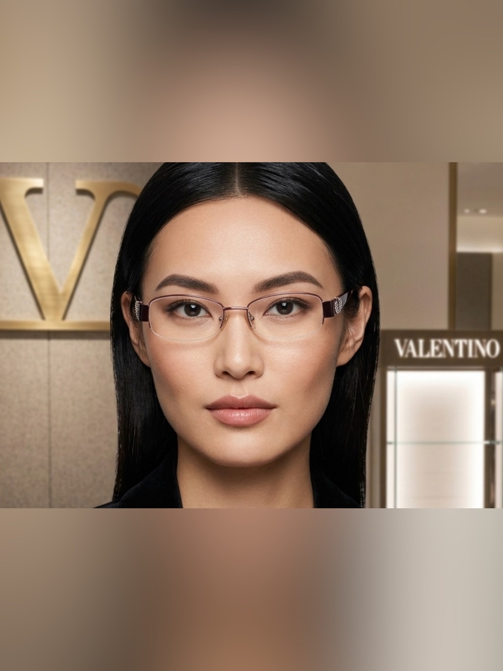 Authentic Valentino luxury designer prescription eyeglasses frames
